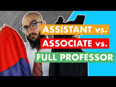 Assistant Professor vs Associate Professor vs Full Professor