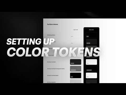 Creating COLOR TOKENS using Figma Variables for the Design System - Figma Tutorial