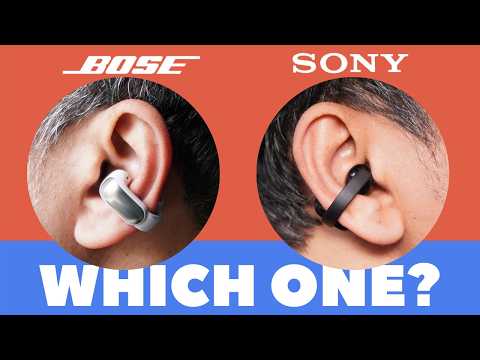 A clear winner! Sony LinkBuds Clip vs Bose Ultra Open clip/cuff earbuds