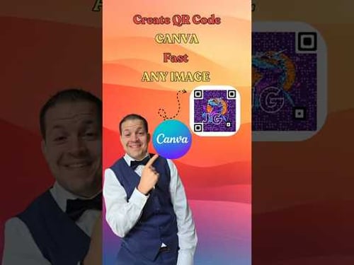 How to Create a QR Code in Canva FAST w/ any image (2025 Step‑by‑Step Tutorial)