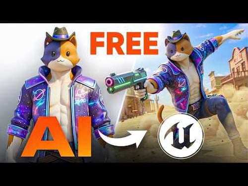 From AI to Playable 3D Character in Unreal Engine