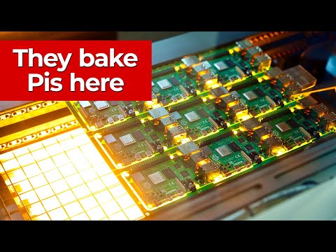 How Raspberry Pis are made (Factory Tour)