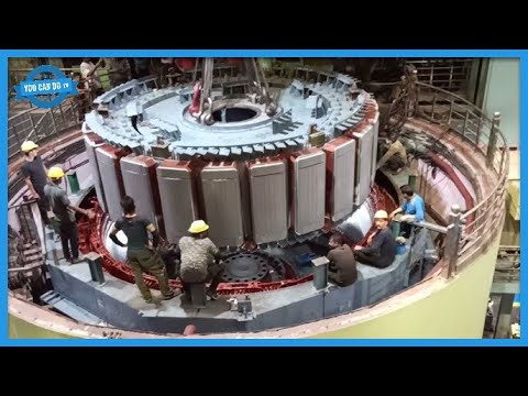 Automatic Motor Production Line. Repair And Maintenance Of Steam Turbines And Large Generators