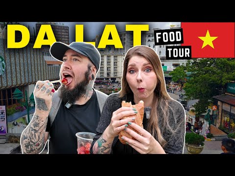 DIY FOOD TOUR in Da Lat, Vietnam π»π³ - (VIETNAMESE FOOD IN Da Lat is AMAZING!)