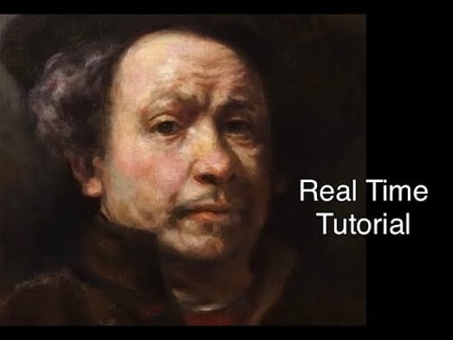 Portrait Painting Tutorial | Rembrandt Self-Portrait Demonstration