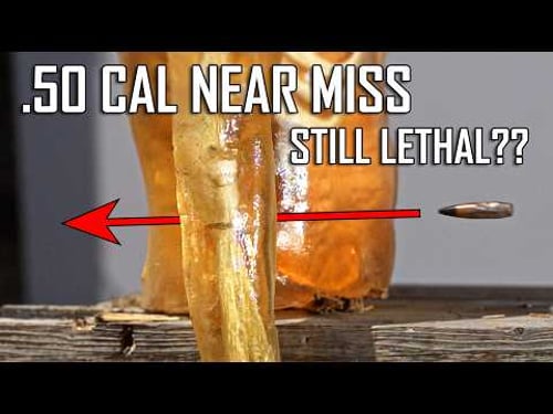 Can a .50 Cal Near-Miss Rip Your Arm Off? - Ballistic High-Speed