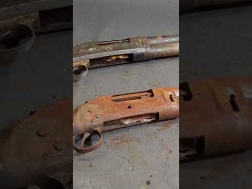 hardest restoration to date #restoration #gun #shotgun