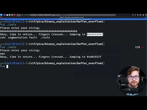 32-bit x86 LINUX BUFFER OVERFLOW (PicoCTF 2022 #31 'buffer-overflow1')
