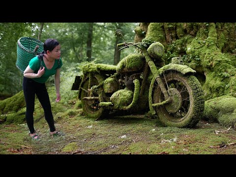 Results Restoring a large displacement Motorcycle abandoned in the forest for decades | Lý Thị Trọng