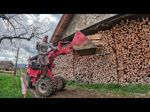 Заготовка ДРОВ на Фермі у Швейцарії