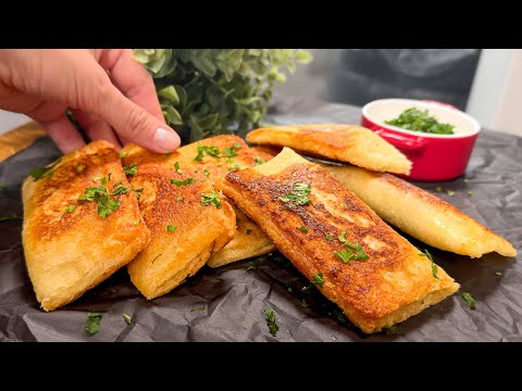 Just potatoes and bread! So simple and delicious!