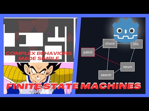 Godot Finite State Machines Made Easy - A Simpler Method for Smarter Enemies