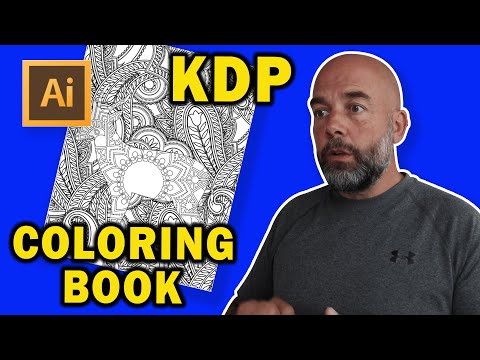 Create a Quick KDP Coloring Book Animal Mandala Pattern in Illustrator