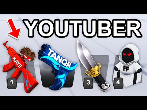 I Added YOUTUBER WEAPONS to Roblox Rivals!