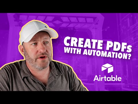 Create PDFs from Airtable Interfaces with Automation