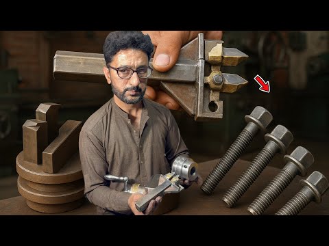 🔩 Master Mechanic Skills: Rebuilding Custom Bolts with Precision Tooling!