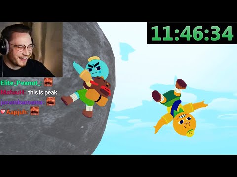 I streamed PEAK until we beat it... It was a disaster...