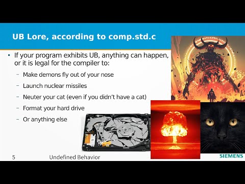 Undefined Behavior in C++: What Every Programmer Should Know and Fear - Fedor Pikus - CppCon 2023
