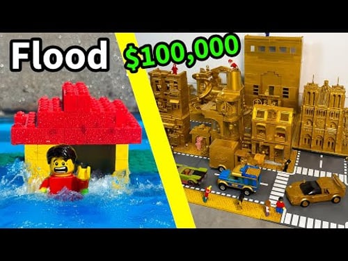 I Tested $1 vs $10,000 Lego Cities!