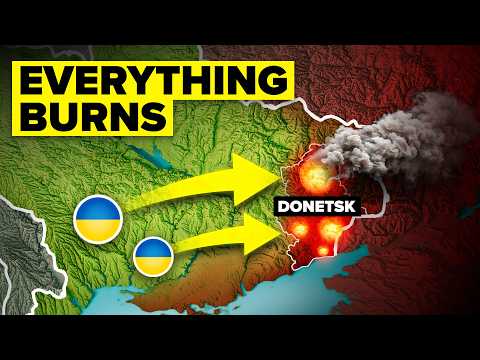EVERYTHING BURNS in Donetsk… Ukraine ANNIHILATES Russia’s Assault
