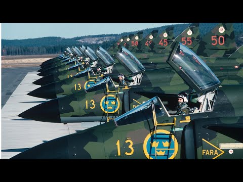 SF/SH37 & JA37 VIGGEN at F13 Wing (English Subtitles)