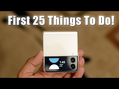 Samsung Galaxy Z Flip 3 - FIRST 25 THINGS TO DO! (That No One Will Show You)