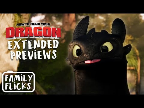 How To Train Your Dragon Extended Preview (All Movies!) | Family Flicks