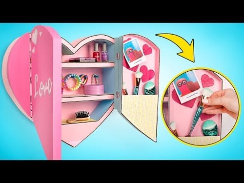 خبئي إكسسواراتك في هذا الرف الجميل على شكل قلب!