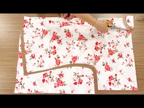 🌹 Cut in 5 minutes and sew in 10 minutes | Sewing is easy
