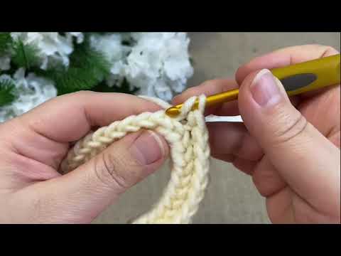Как связать шарф крючком.