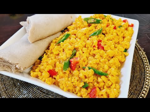 የፆም ምግብ አስራር ቡጥጫ vegan recipe ethiopian food @zedkitchen