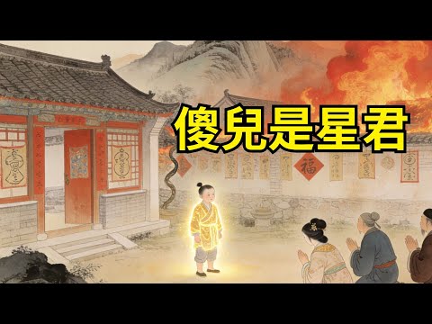 寡婦再嫁帶五歲傻兒,夫家逼她棄子!大婚夜傻兒夢遊畫符貼滿門,次日山火繞屋而過:此子乃火德星君托生!#民間故事 #故事頻道 #感人故事 #情感