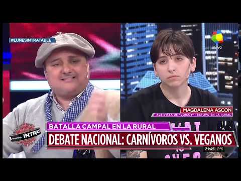 Veganos vs. Gauchos: Batalla campal en La Rural | Debate picante en #Intratables