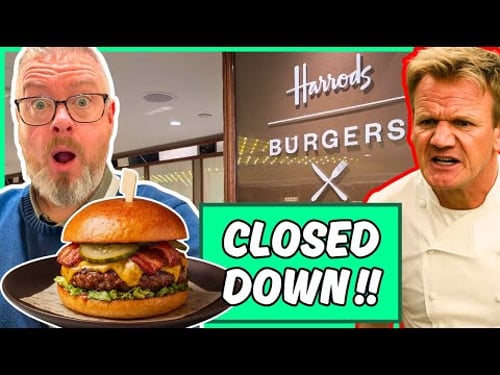 I Review The New Harrods Burger!! GORDON RAMSAY EVICTED!!