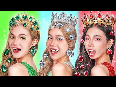 Ruby, Diamond and Emerald Girl at School | Who Will Be the Magic Queen?