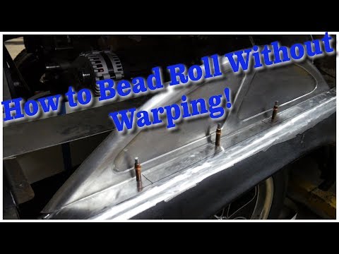 How To Bead Roll Metal without Warping - Tips and Tricks