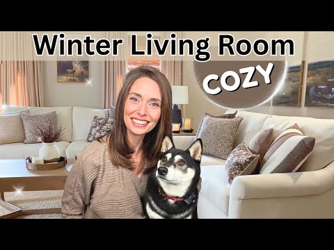 Cozy Winter Living Room Refresh | Simple Decorating Ideas