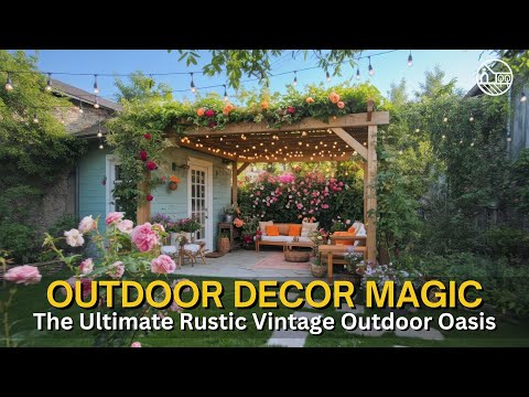 Transform Your Outdoor Space with Rustic & Vintage Decor
