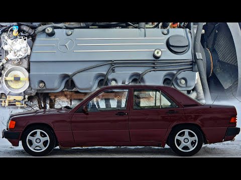 They said SCRAP IT! But I GAVE LIFE TO AN OLD MERCE! Engine, fuel injection, wiring, sensors