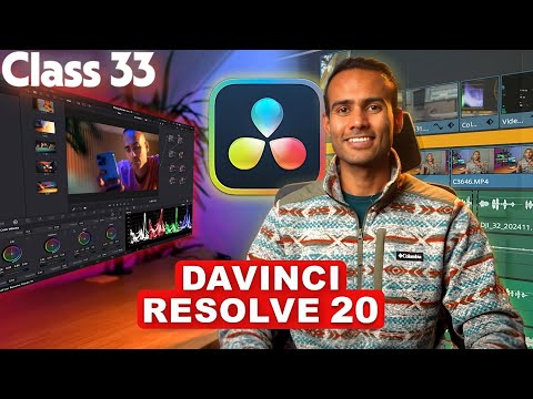 Class 33 : LOG Video Color Grading | DaVinci Resolve 20
