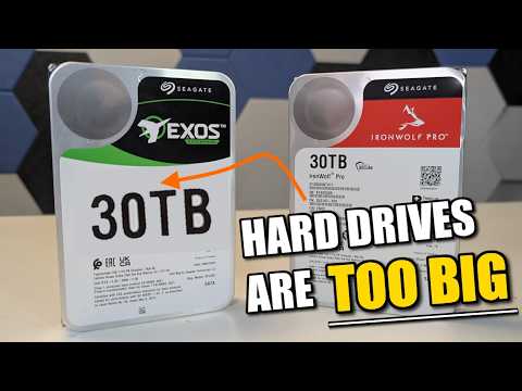Seagate 30TB Ironwolf and EXOS Hard Drive Review