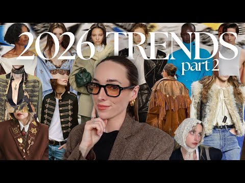 THE TOP FASHION & STYLE TRENDS for 2026 - What to wear in 2026 / Easy wearable fashion trends part 2
