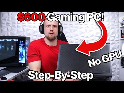 How to Build a $600 Gaming PC (Ryzen 5 8600G and No GPU)