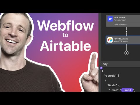 How to Connect Webflow to Airtable with Logic in 10 min