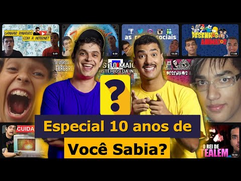 A HISTÓRIA do VOCE SABIA? - MAIS de 10 ANOS em 40 MINUTOS!
