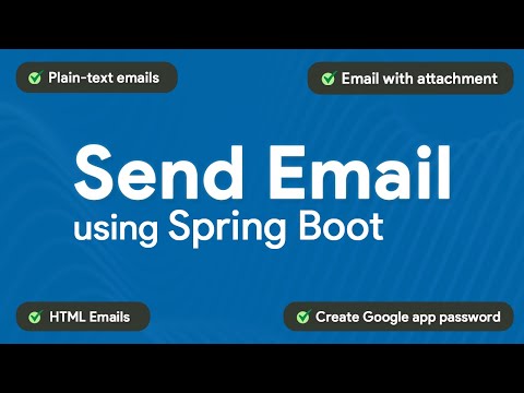 Send Email Using Java Spring Boot | With Attachment & HTML Body | Mail Sender API | GMail Example