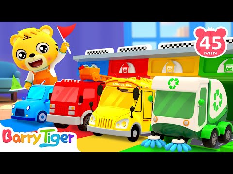 彩色小汽車 🚗🌈 | 各種車車大集合! | 顏色認知 | 交通啟蒙|LEFUN Kids TV