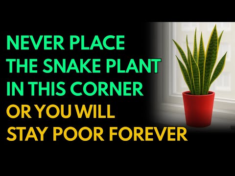 Careful! Placing Snake Plant here drains all wealth, turning your home into poverty