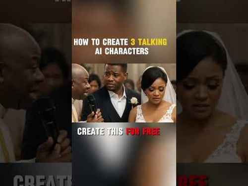 How to CREATE 3 talking AI CHARACTERS