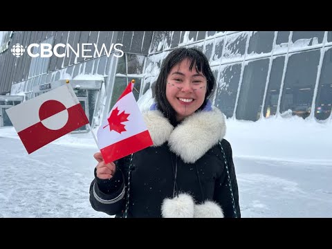 Inuit delegates from Canada arrive in Greenland to show solidarity